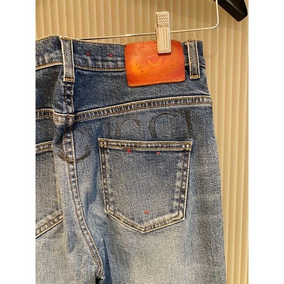 Gucci logo Jeans Size 26 - Picture 6 of 6
